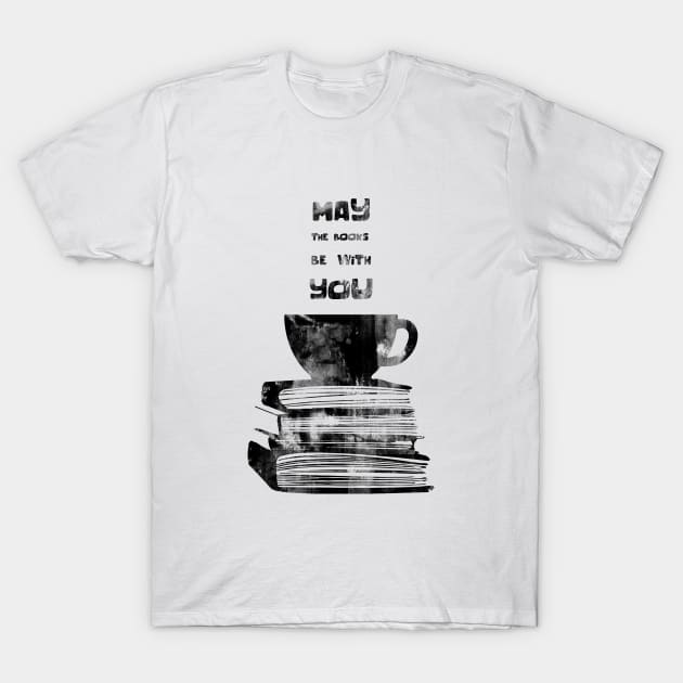 Book T-Shirt by RosaliArt